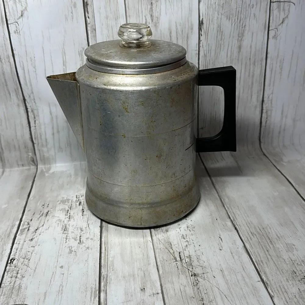 Comet The Popular Aluminum On Stove Coffee Maker Made in The USA Camping Coffee‎